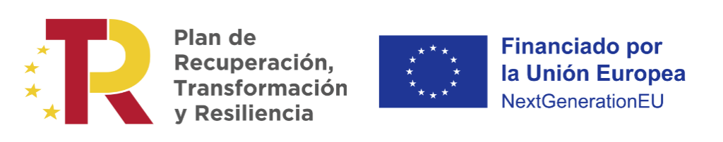 logotipos del plan de recuperación, transformación y resiliencia y de los fondos NextGenerationEU